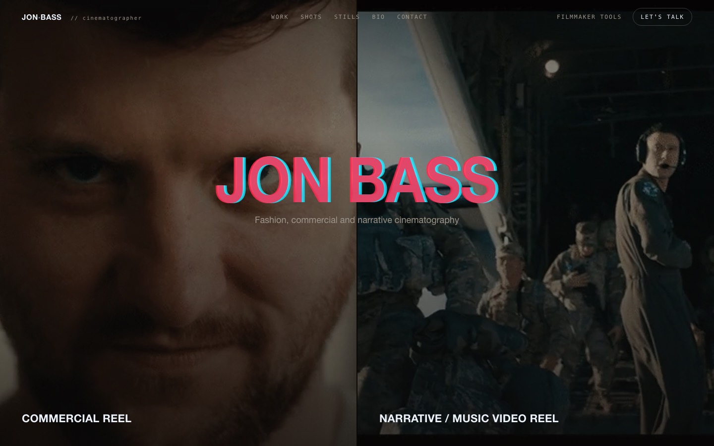 Jon Bass Film homepage